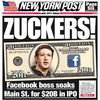 NY Post Weighs In On Facebook IPO: Investors Are "ZUCKERS"